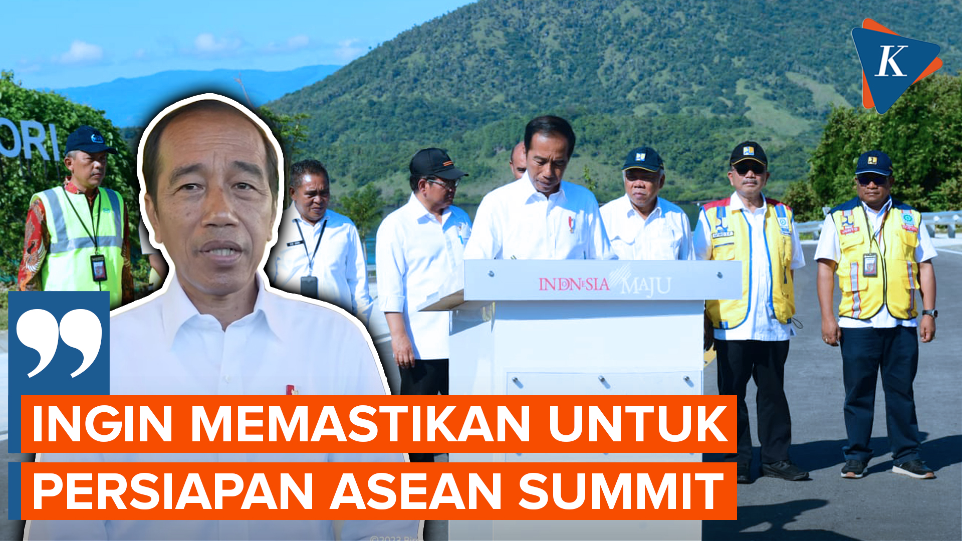 Kunker di NTT, Jokowi Akan Resmikan Jalan dan Tinjau Tempat KTT ASEAN