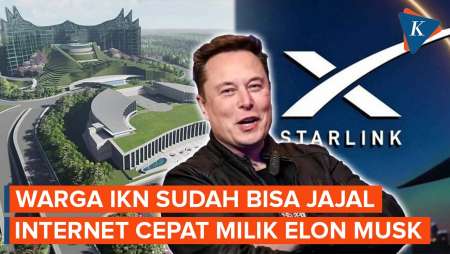 Layanan Starlink Elon Musk Terpasang di IKN, Masyarakat Bisa Jajal…