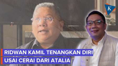 Ridwan Kamil Tenangkan Diri Setelah Cerai dari Atalia, Belum Akan Muncul di Hadapan Publik