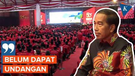 Kata Jokowi soal Kehadiran di HUT PDI-P