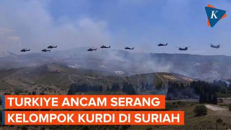 Turkiye Pamer Belasan Helikopter, Erdogan Ancam Perang dengan Kurdi di Suriah