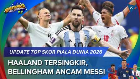Update Top Skor Piala Dunia 2026: Haaland Tersingkir, Bellingham Ancam Messi Dan Mbappe