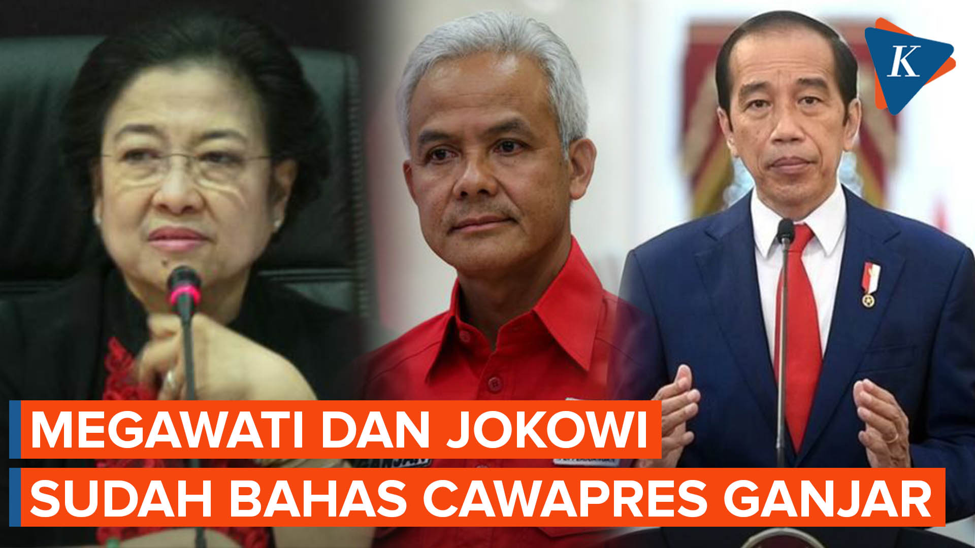 PDI-P Ungkap Megawati dan Jokowi Sudah Bahas Cawapres Ganjar di Istana