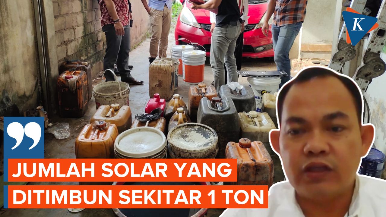 Polisi Gerebek Pelaku Diduga Penimbun 1 Ton Solar di Pangkalpinang