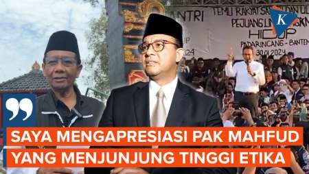 Anies Puji Mahfud Junjung Etika Mundur dari Menko Polhukam