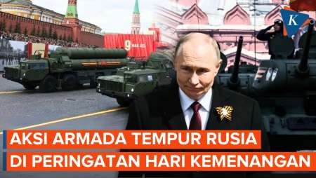[FULL] Tank, Yars, sampai Peluncur Rudal Triumf Beraksi di Peringatan Hari Kemenangan Rusia
