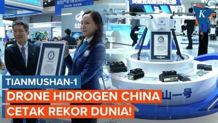 Drone Hidrogen China Cetak Rekor, Mampu Terbang Selama 240 Menit