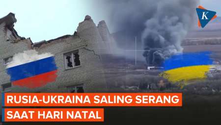 Rusia dan Ukraina Saling Serang Satu Sama Lain Saat Hari Natal