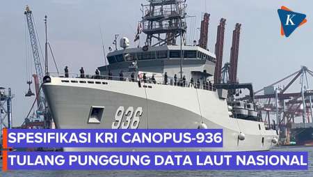 Spesifikasi Canggih KRI Canopus-936 TNI AL, Mampu 60 Hari Berlayar