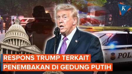 Trump Buka Suara Soal Penembakan Di Luar Gedung Putih AS