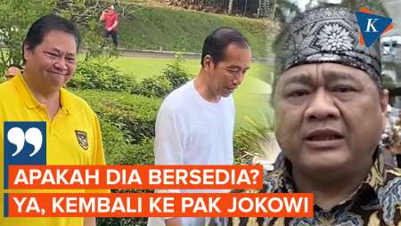 Jokowi Diusulkan Pimpin Golkar, DPD Tetap Inginkan Airlangga 
