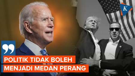 Pesan Biden Usai Trump Ditembak: Politik Tidak Boleh Jadi Medan Perang!