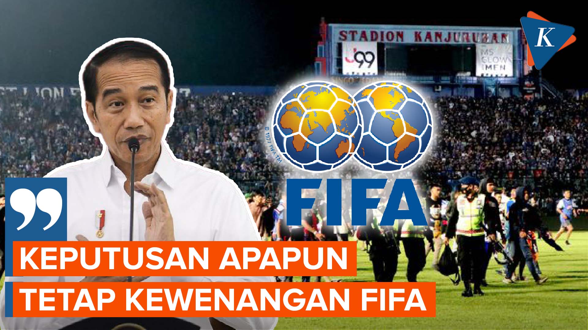 Jokowi Serahkan Proses Hukum Tragedi Kanjuruhan ke FIFA