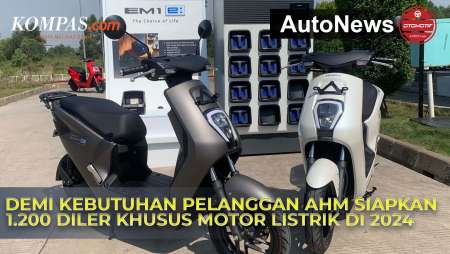 AHM Siapkan 1.200 Diler Khusus Motor Listrik sampai Akhir 2024