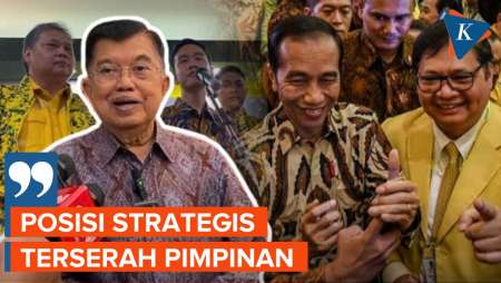 Airlangga Sebut Jokowi-Gibran Masuk Keluarga Golkar, Ini Respons JK