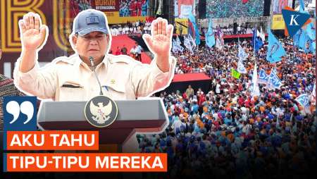 Prabowo: Kenapa Mereka Takut Aku Jadi Presiden? Karena Tahu Tipu-tipu Mereka