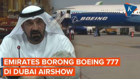 Emirates Borong Boeing 777-9 Di Dubai Airshow, Habiskan Rp 636 Triliun