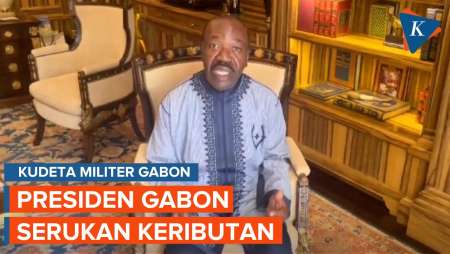 Kemunculan Presiden Gabon Usai Dikudeta Militer, Serukan Buat Keributan