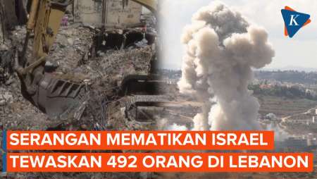 Serangan Israel ke Lebanon Tewaskan 492 Orang, Konflik Paling Mematikan Sejak 2006