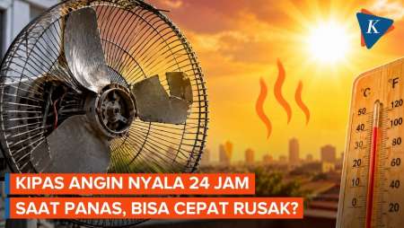 Kipas Angin Dipakai 24 Jam Saat Panas, Apa Bisa Cepat Rusak?