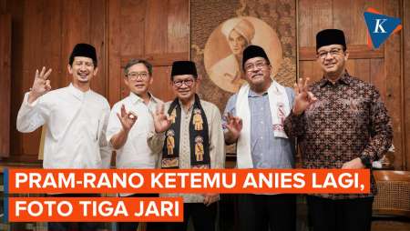 Pramono-Rano Bertemu Anies Lagi, Kini Foto Pose Tiga Jari