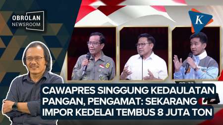 Cawapres Singgung Kedaulatan Pangan, Pengamat: Sekarang Impor Kedelai Tembus 8 Juta Ton