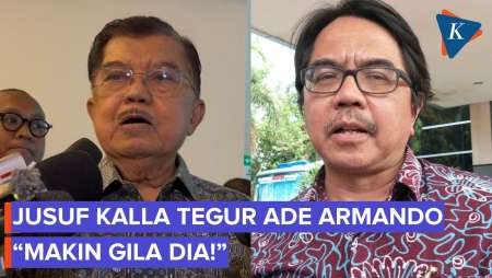 Jusuf Kalla Kritik Ade Armando, Dianggap Ngomong Seenaknya