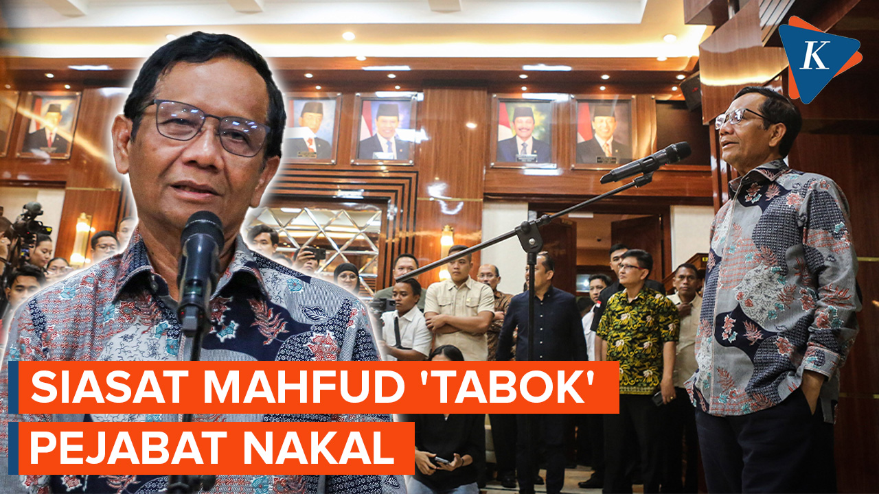 Jurus Jitu Mahfud MD 'Tabok' Pejabat Nakal