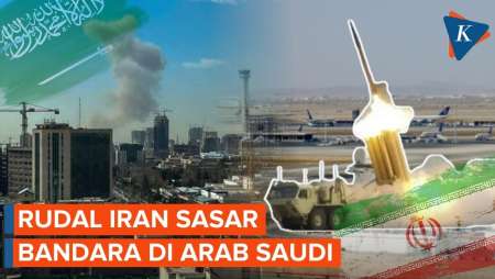 Iran Kembali Serang Arab Saudi, Rudal Sasar Bandara Riyadh