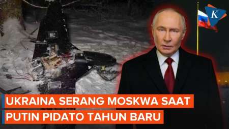 Ukraina Luncurkan Drone Ke Moskwa Saat Putin Pidato Tahun Baru