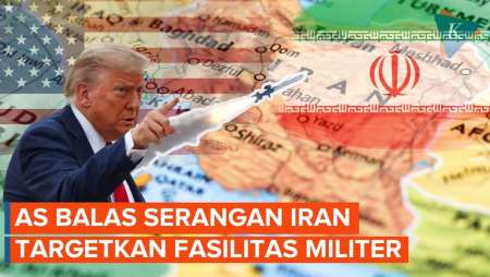 AS Balas Serangan Iran, Fasilitas Militer Jadi Sasaran