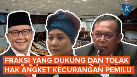 Hak Angket Jadi Perdebatan di Paripurna DPR, Fraksi Mana yang Dukung dan Menolak?