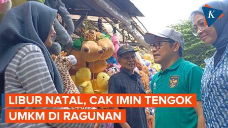 Menko Muhaimin Habiskan Libur Natal di Ragunan, Olahraga Sambil Tengok UMKM