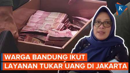 Tak Dapat Kuota di Bandung, Dani Akhirnya Bisa Ikut Layanan Tukar Uang BI di Jakarta