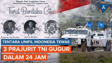 TNI Berduka, Sebut 3 Prajurit Gugur Akibat Serangan Artileri Israel