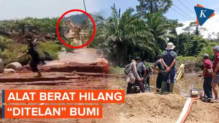 Fenomena Alat Berat di Mamuju Tengah Hilang “Ditelan” Bumi, Ini Penjelasan BPBD