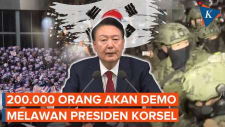 Diperkirakan 200.000 Orang Bakal Demo untuk Melawan Presiden Korsel Yoon Suk Yeol