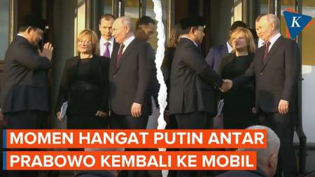 Momen Hangat Putin Antar Prabowo Kembali Ke Mobil Usai Pertemuan Di Kremlin