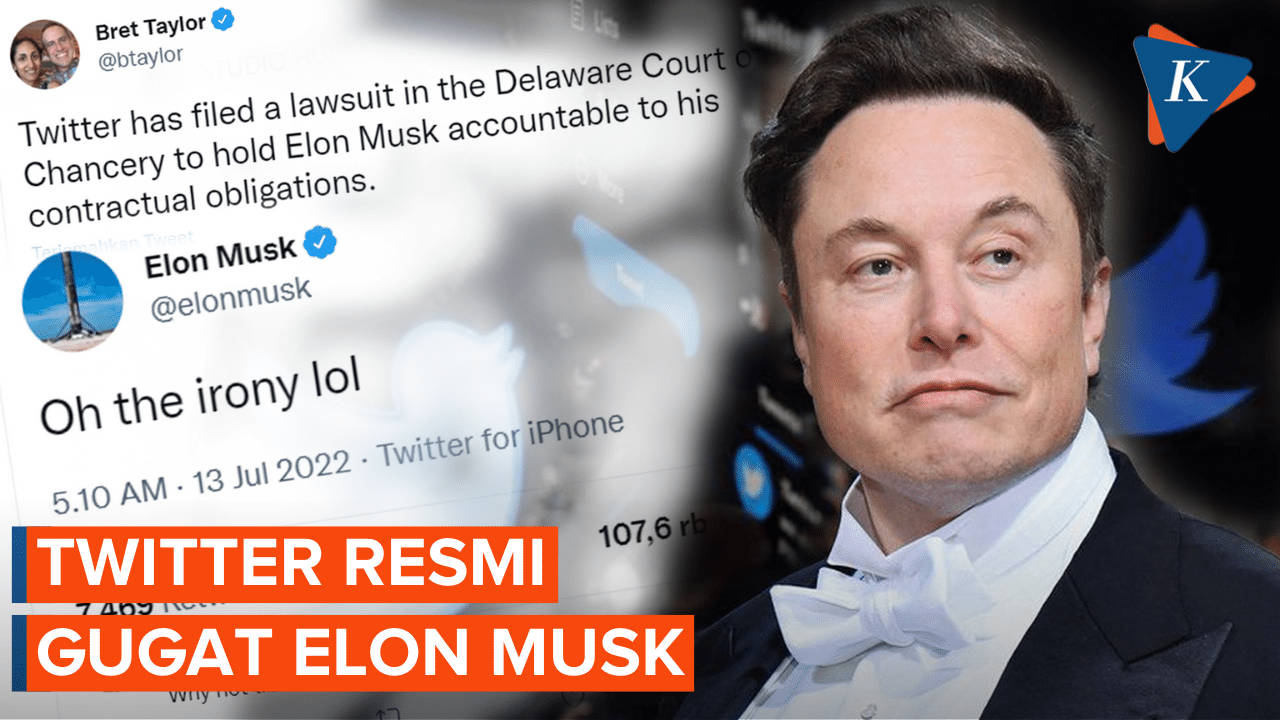 Twitter Resmi Gugat Elon Musk ke Pengadilan