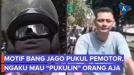 Bang Jago Ngaku Dengar Bisikan Sebelum Pukul Pemotor, Efek Nyabu?