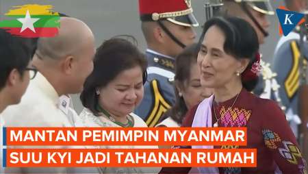 Eks Pemimpin Myanmar Aung San Suu Kyi Dipindahkan ke Tahanan…