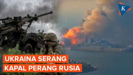 Lagi-lagi Ukraina Serang Kapal Perang Rusia di Krimea