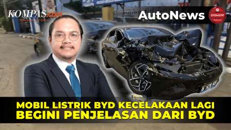 Kejadian Lagi, Mobil Listrik BYD Seal Kecelakaan