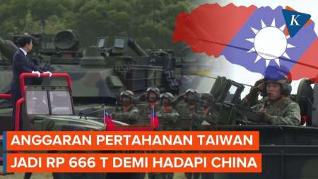 Jaga-jaga Diserang China, Taiwan Gelontorkan Rp 666 Triliun Untuk Pertahanan
