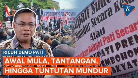 Unjuk Rasa Besar di Pati, Awal Mula Hingga Tuntutan Mundur Bupati Sudewo
