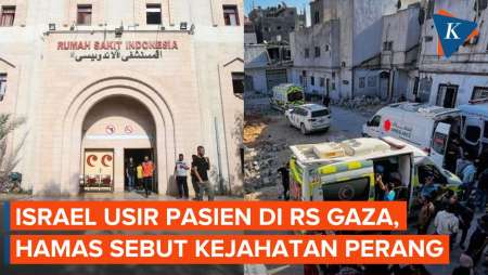 Hamas: Pengusiran Staf Medis dan Pasien di RS Indonesia Gaza Kejahatan Perang