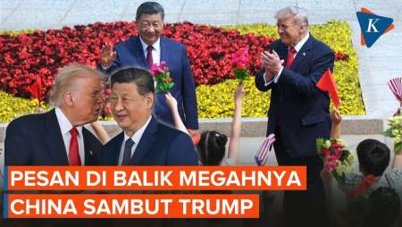 China Meriah Sambut Trump, Pengamat Amati Pesan Di Baliknya