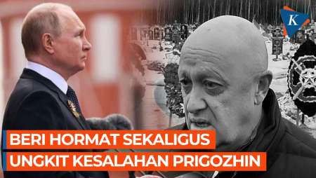 Beri Penghormatan pada Bos Wagner, Putin Juga Ungkit Kesalahannya