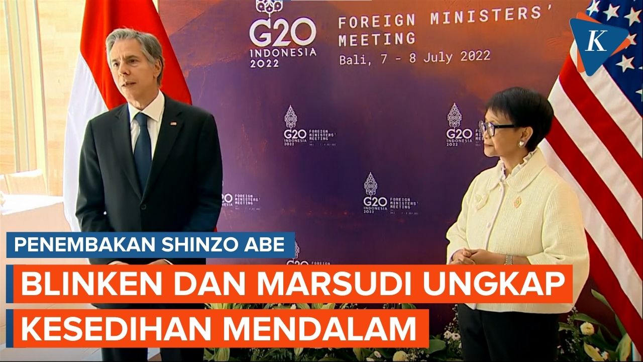 Menlu AS dan Indonesia Ungkapkan Rasa Sedih yang Mendalam Atas Penembakan Shinzo Abe