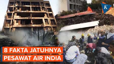 8 Fakta Jatuhnya Pesawat Air India, Sinyal Mayday Hingga Saham Yang Anjlok